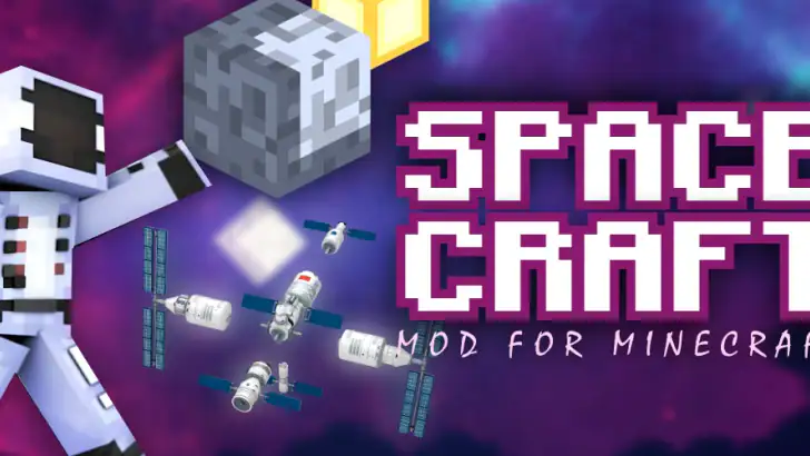 Space Rocket Mod for Minecraft feature graphic