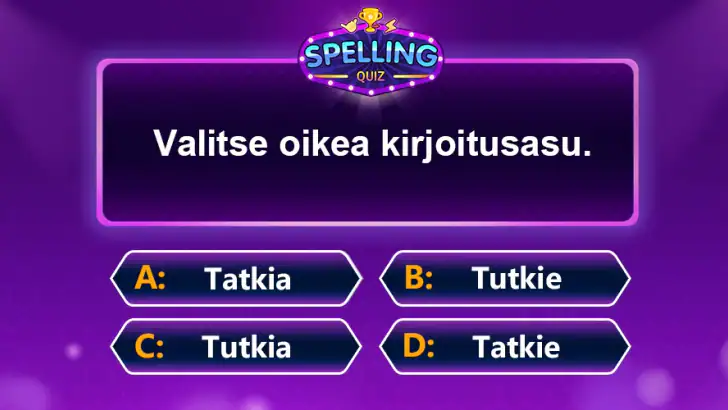 Spelling Quiz - Sana Trivia feature graphic