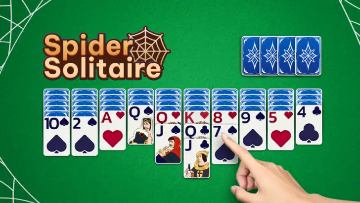 Spider Solitaire - Card Games feature graphic