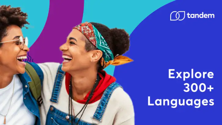 Tandem: Language exchange feature graphic