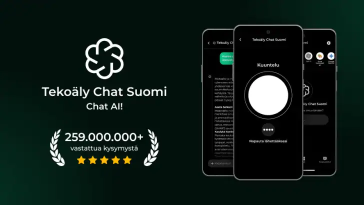 Tekoäly Chat Suomi - Chat AI! feature graphic