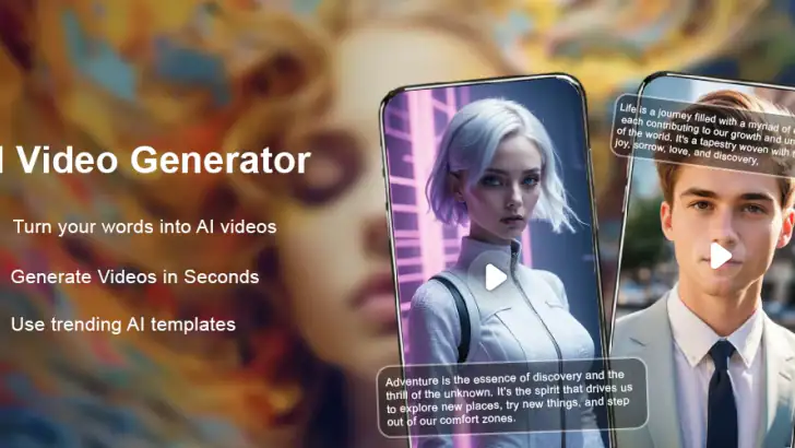 Text to AI Video Generator feature graphic