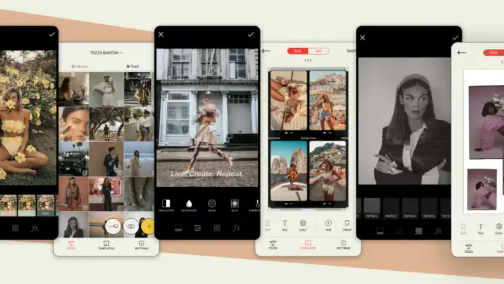 Tezza: Aesthetic Editor feature graphic