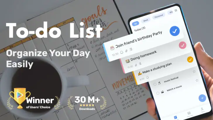 To-Do List - Schedule Planner feature graphic