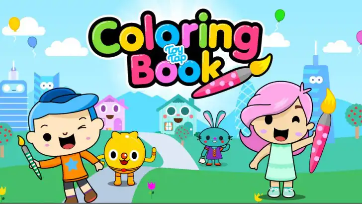 Toddler Coloring Book For Kids feature graphic