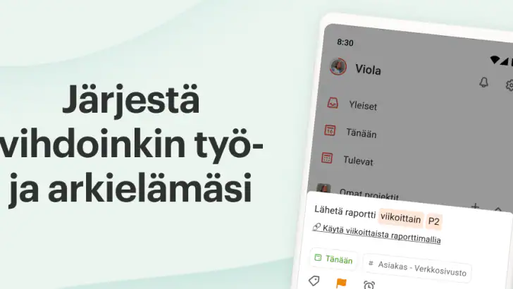 Todoist: Todo ja kalenteri feature graphic