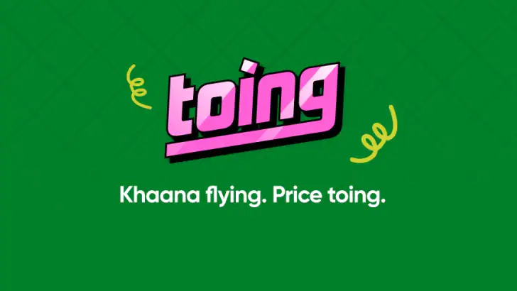 toing - Food Delivery feature graphic