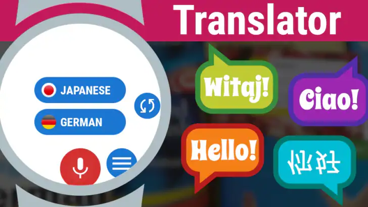 Translator (Wear OS) feature graphic