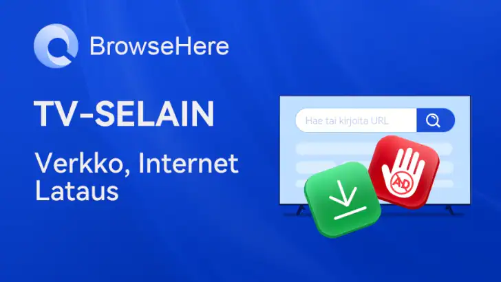 TV-verkkoselain - BrowseHere feature graphic