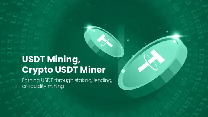 USDT Mining, Crypto USDT Miner feature graphic