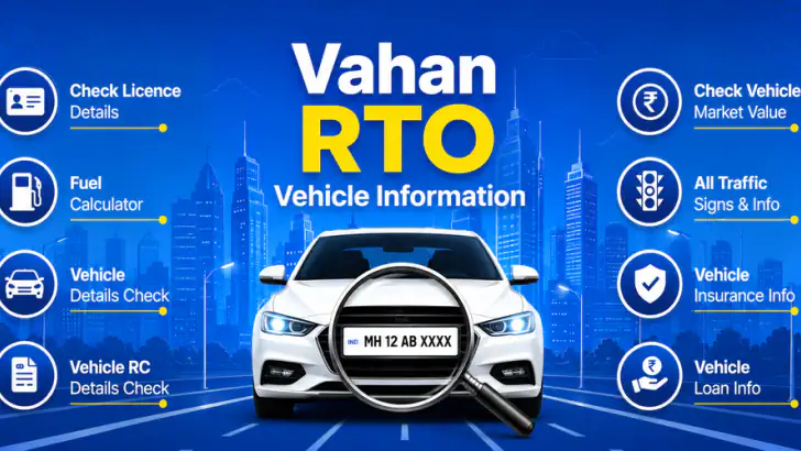 Vahan RTO Vehicle Information feature graphic