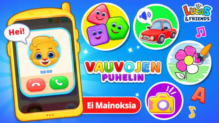 Vauvapuhelin ja Lasten Pelit feature graphic