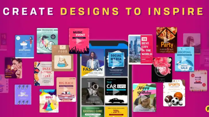 Video Flyer Maker, Templates feature graphic
