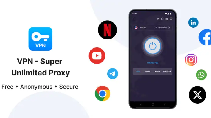 VPN - Super Unlimited Proxy feature graphic