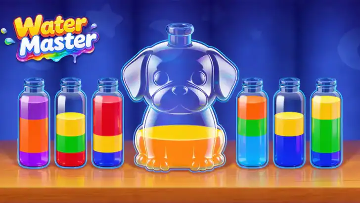 Water Sort: Master Colors feature graphic