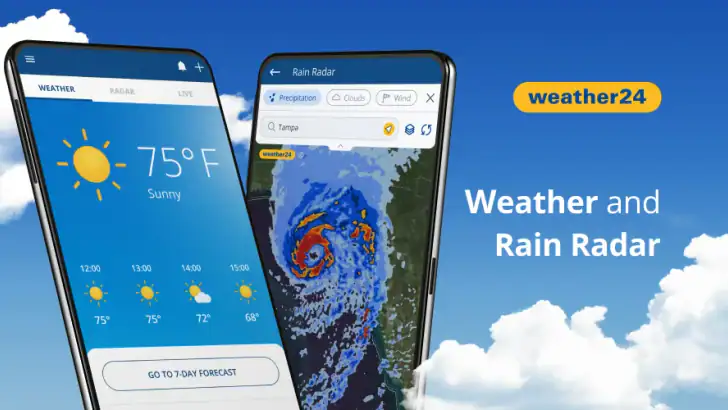 weather24: Forecast & Radar feature graphic