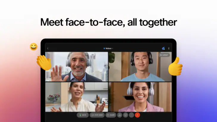 Webex Meetings feature graphic