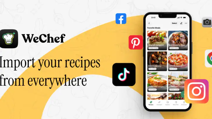 WeChef - Recipe Journal feature graphic