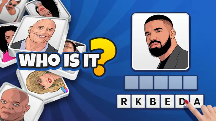 Who is it? Celeb Quiz Trivia feature graphic