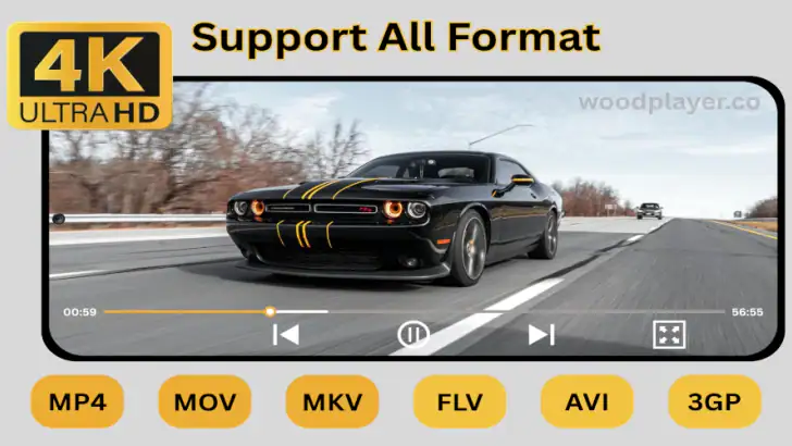 Wood Player feature graphic
