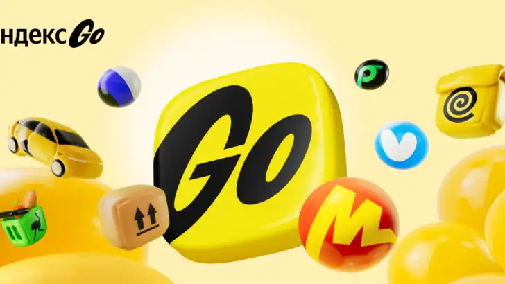 Yandex Go: Taxi Food Delivery feature graphic