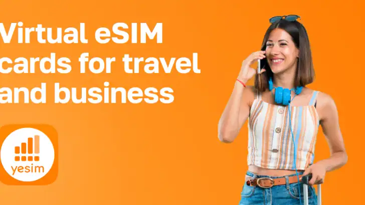 Yesim: eSIM & Mobile Data feature graphic