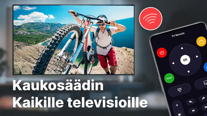 Yleinen TV-kaukosäädin feature graphic