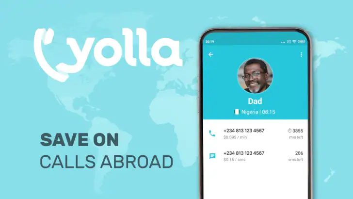 Yolla: International Calling feature graphic