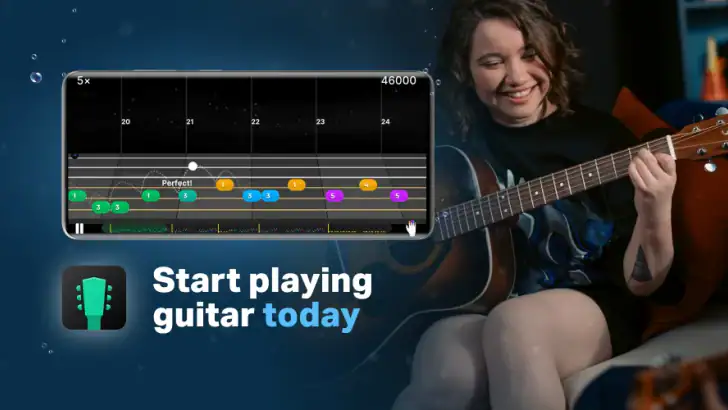 Yousician: Learn & Play Guitar feature graphic