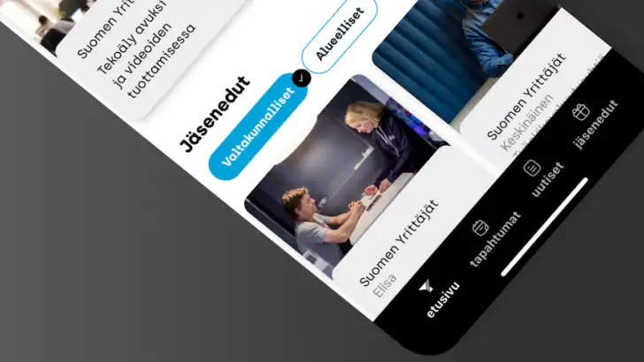 Yrittäjät-sovellus feature graphic