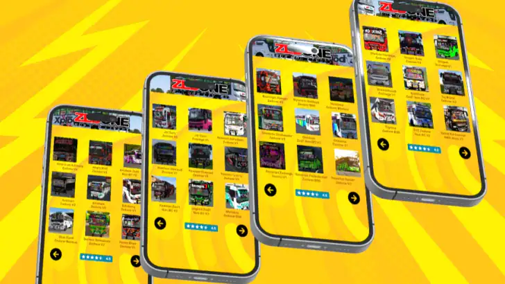 Zedone Bus Mods Livery App feature graphic