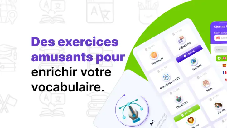 10 minutes de langue feature graphic