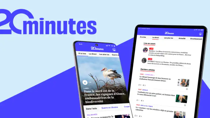20 Minutes - Toute l'actualité feature graphic
