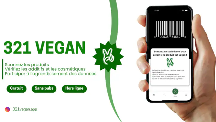 321 Vegan - Scan feature graphic