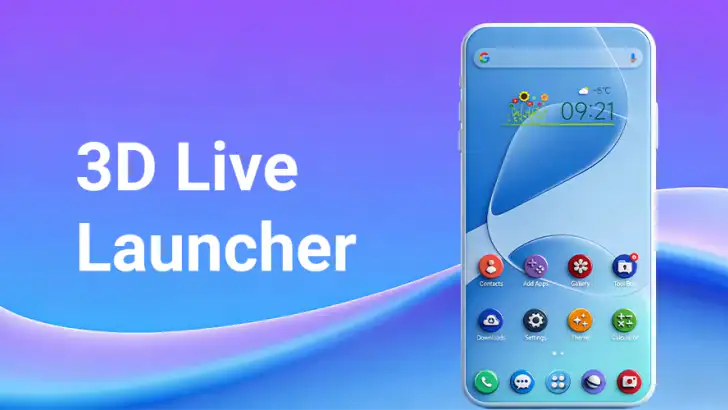 3D Launcher - Perfect 3D Live feature graphic