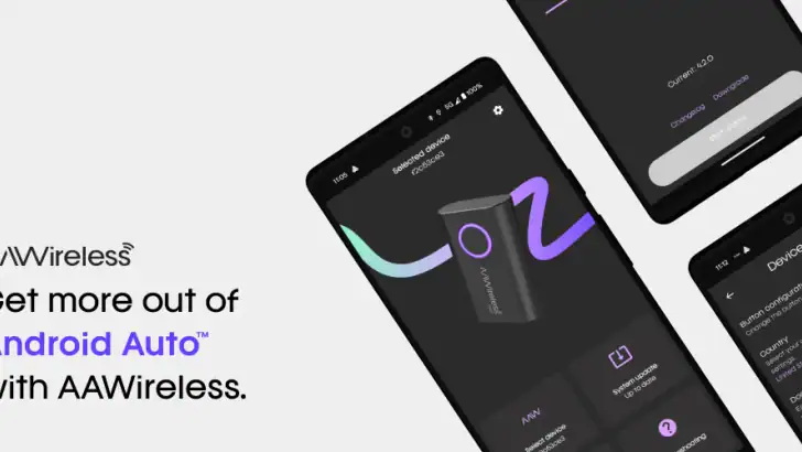 AAWireless for Android Auto™ feature graphic