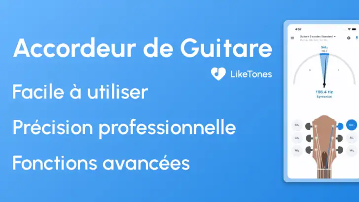 Accordeur de Guitare LikeTones feature graphic