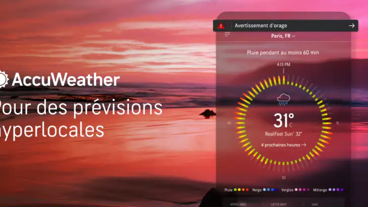 AccuWeather: Satellite Météo feature graphic