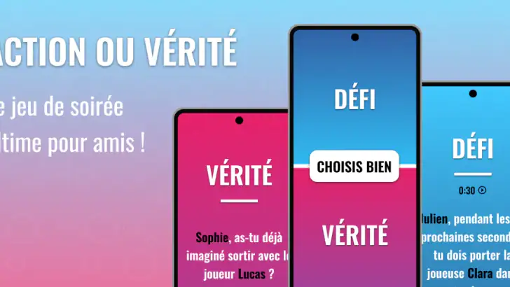 Action ou Vérité - Soirée feature graphic
