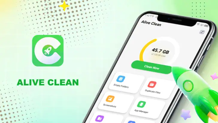 Alive Clean feature graphic