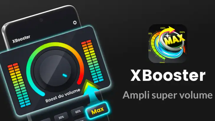 Amplificateur de son, XBooster feature graphic