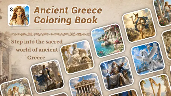 Ancient Greece Color feature graphic