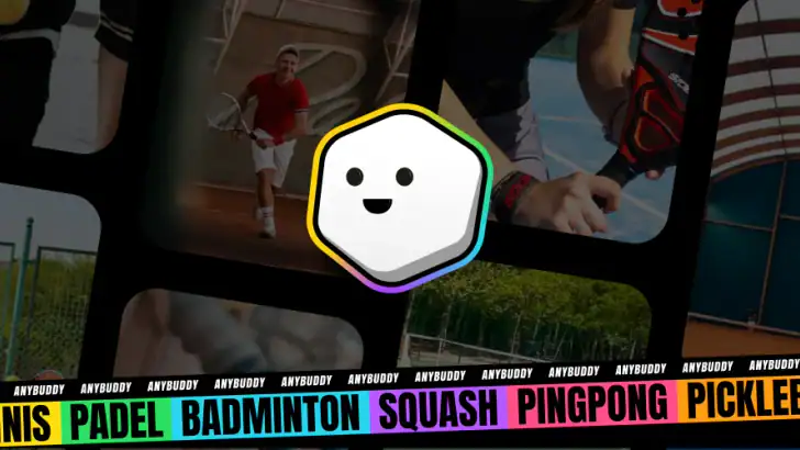 Anybuddy: Tennis Padel Squash feature graphic