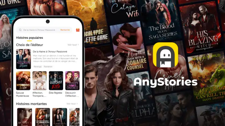 AnyStories - Romans & Livres feature graphic