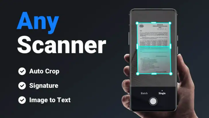 Appli de scan PDF -Scanner PDF feature graphic