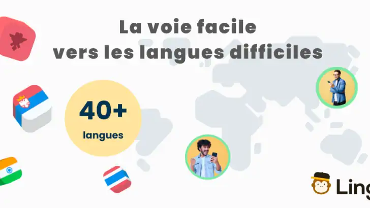 Apprendre une langue avec Ling feature graphic