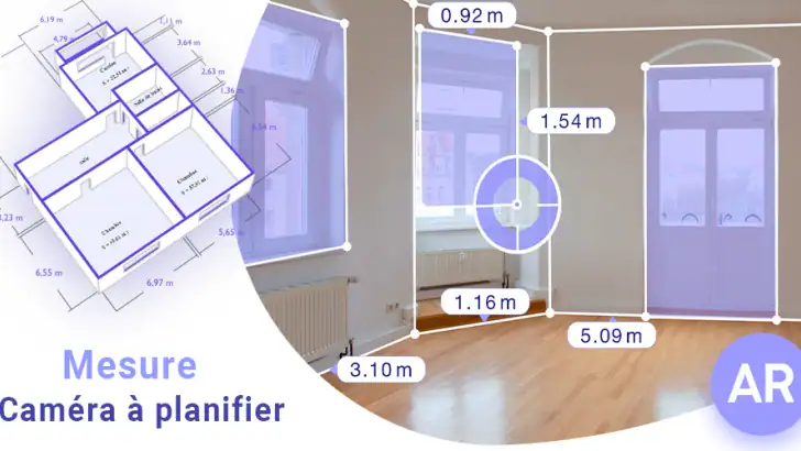 AR Plan 3D Règle: Room Planner feature graphic