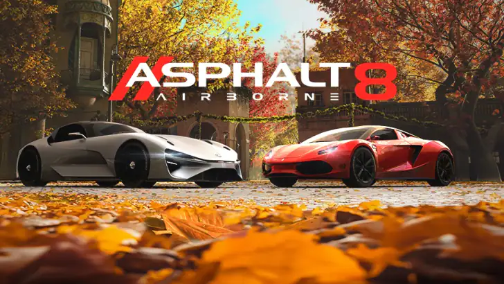 Asphalt 8 - Jeu de voiture feature graphic