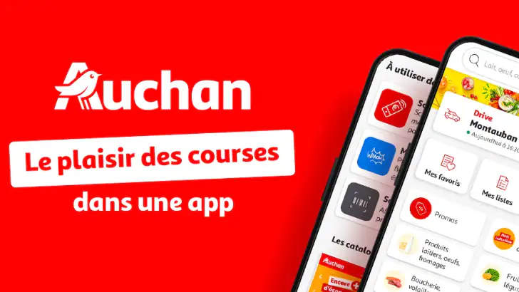 Auchan.fr - Courses & fidélité feature graphic