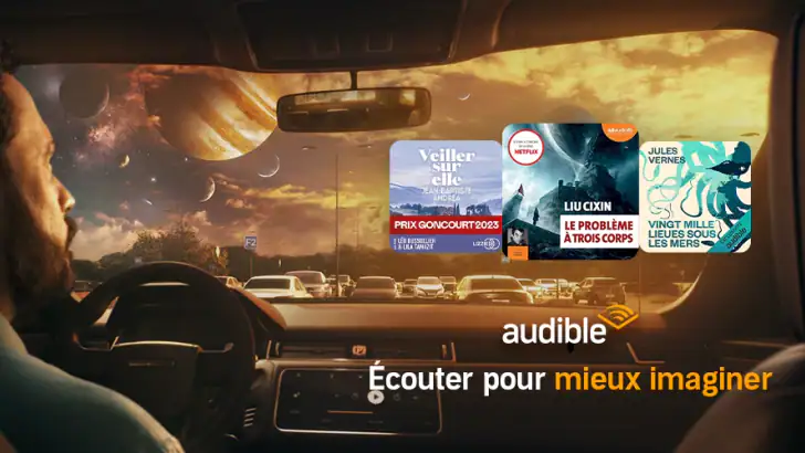 Audible ：Livres audio, Podcast feature graphic